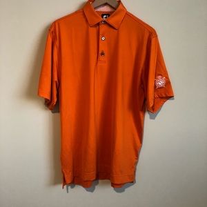 Orange FootJoy Golf Polo - Size M